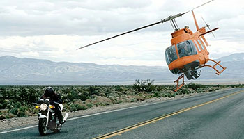 Aerial Photography -- Helicopters Over Savannah